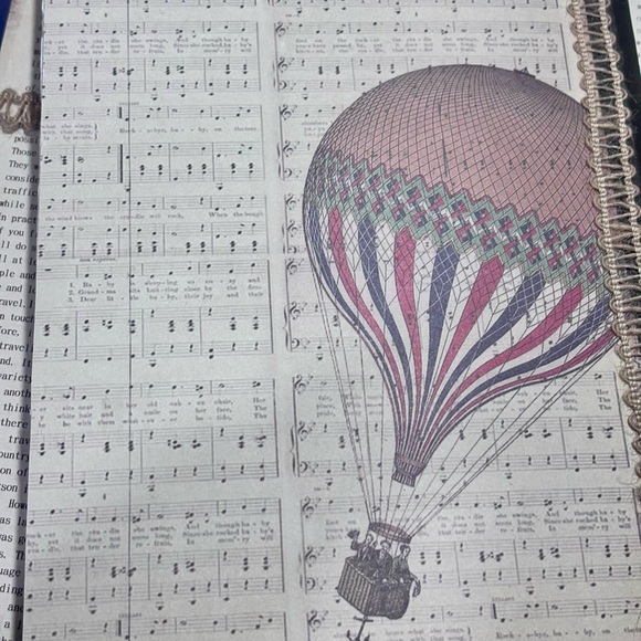 Altered composition book Unique, Handcrafted Covers journal travel planner - Picture 10 of 11